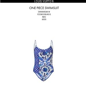 Louis Vuitton Swimsuit 2022